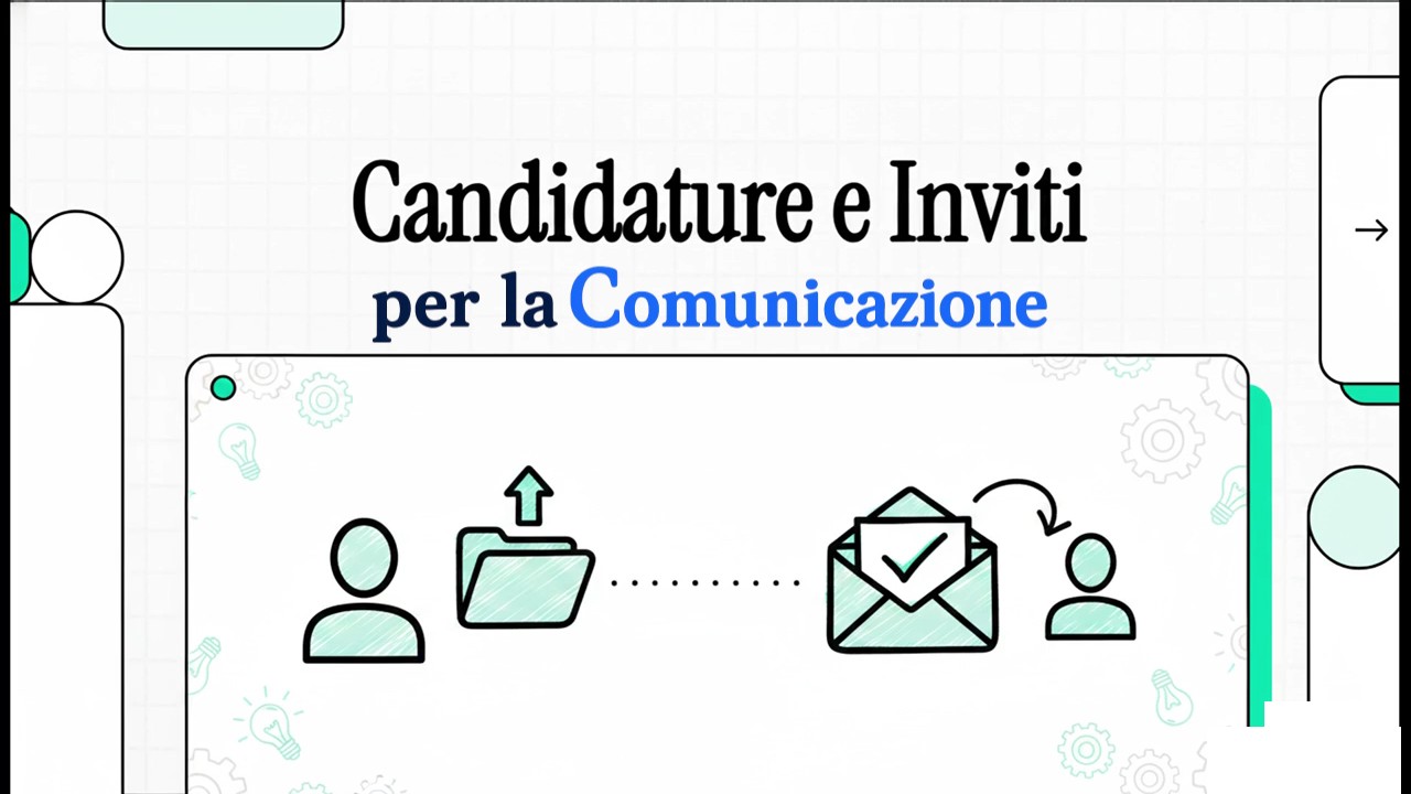 Video guida: Candidature e inviti: come funziona davvero Pressteam™